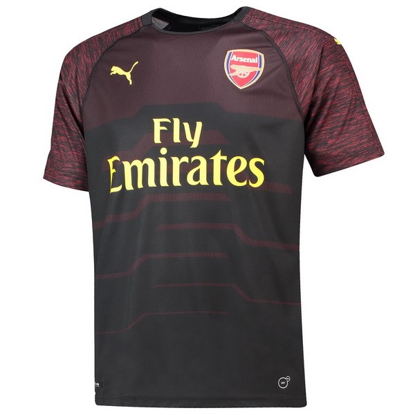 Camiseta Arsenal Replica Primera Ropa Portero 2018/19 Negro